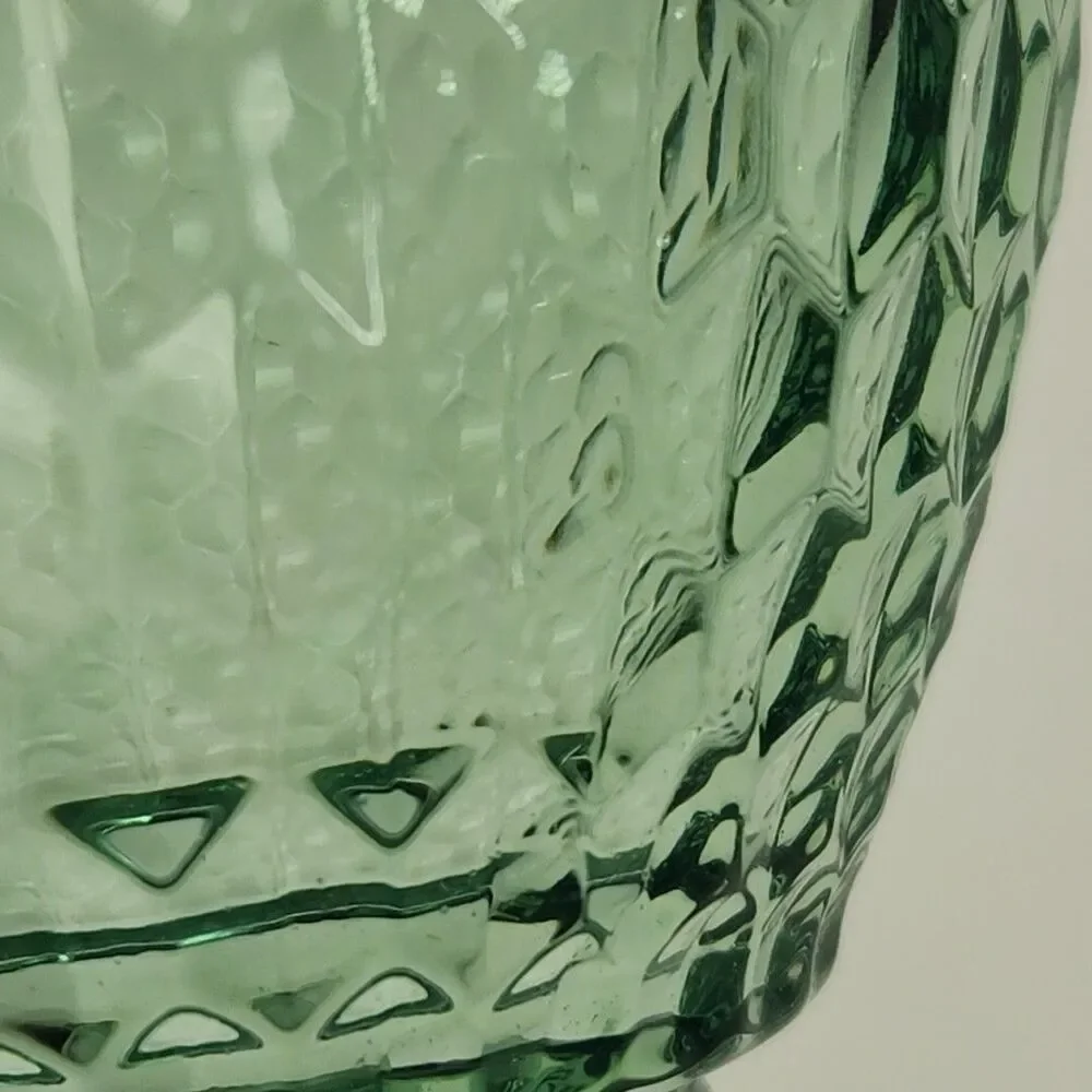 Villeroy & Boch Boston Water Goblet Green Coloured Glass Stemmed NEW